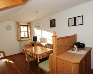 Ferienwohnung Zirbe - Wohnraum